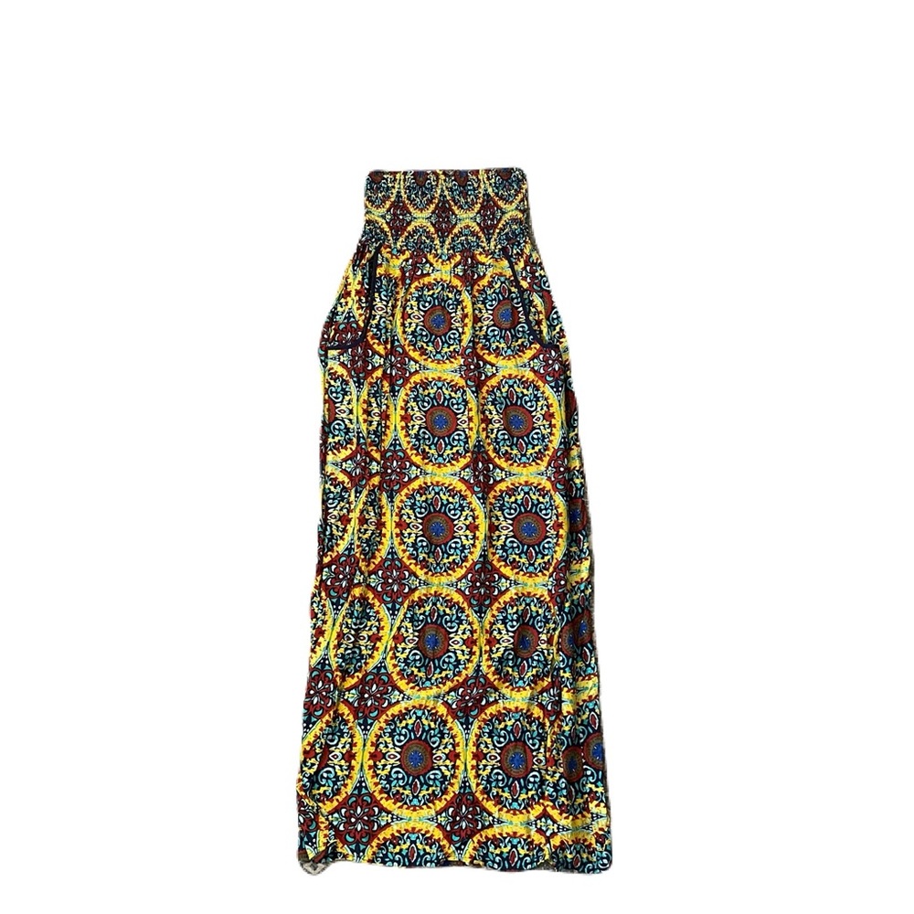 BAND OF GYPSIES VIBRANT MAXI DRESS W/ HALTER OPTION